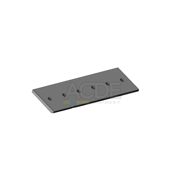 GVZ-S500D.026 ACDE / Zijtveld  Onderschroefmes (2 stuks) S500-D